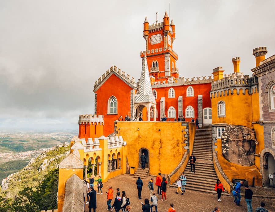 A day trip from Lisbon: How to visit Sintra's colourful Pena Palace - A  Globe Well Travelled