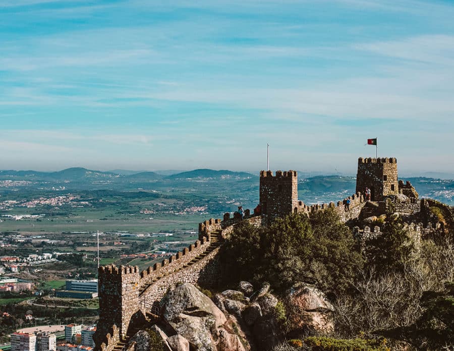 Castle of the Moors Sintra - Portugal Road Trip Itinerary